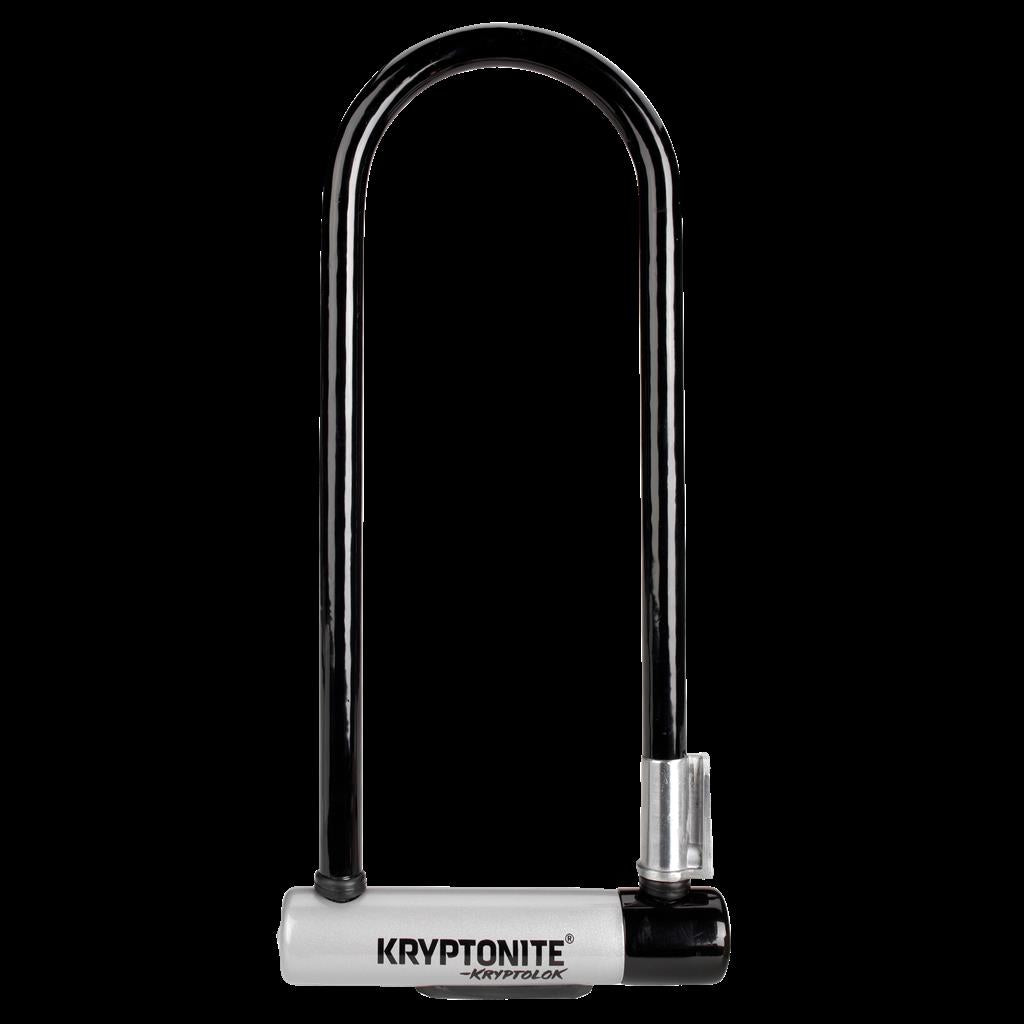 Kryptonite 10,2x29,2cm,sw/silber,2 Schlüssel Bügelschloss Kryptonite KryptoLok LS