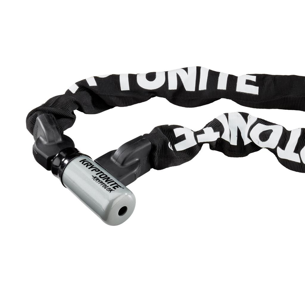 Kryptonite Länge 95cm,Ø9,5mm,schwarz,2 Schlüssel Kettenschloss Krypton.KryptoLok 995 MINI