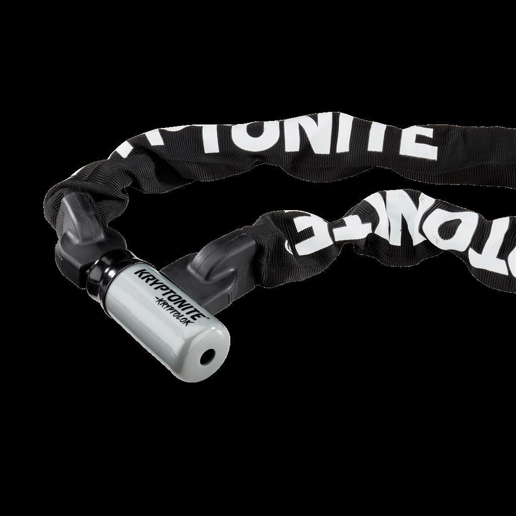 Kryptonite Länge 120cm,Ø9,5mm,schwarz,2 Schlüssel Kettenschloss Kryptonite KryptoLok 912