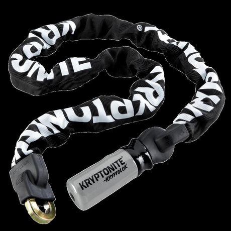 Kryptonite Länge 120cm,Ø9,5mm,schwarz,2 Schlüssel Kettenschloss Kryptonite KryptoLok 912