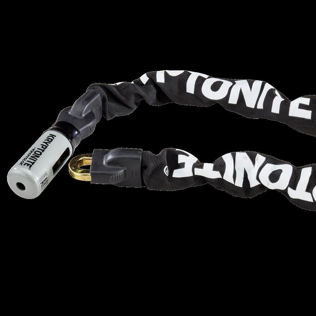 Kryptonite Länge 120cm,Ø9,5mm,schwarz,2 Schlüssel Kettenschloss Kryptonite KryptoLok 912