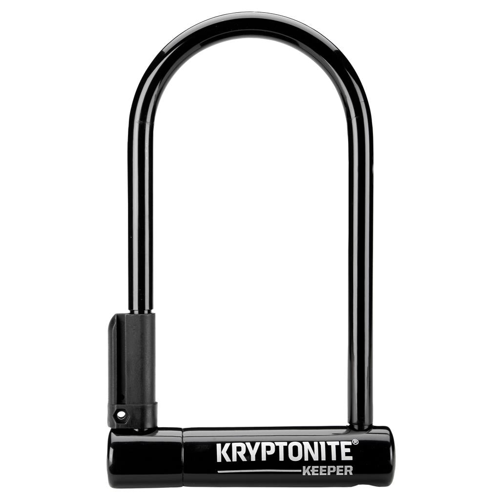 Kryptonite 10,2x20,2cm ,Ø12mm,sw,Side-Mount,2 Schlü Bügelschloss Kryptonite Keeper Standard