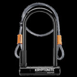 Kryptonite 10,2x20,3cm ,Ø12,sw,Side-Mount,2 Schlü Bügelschloss Kryptonite Standard 4-Flex