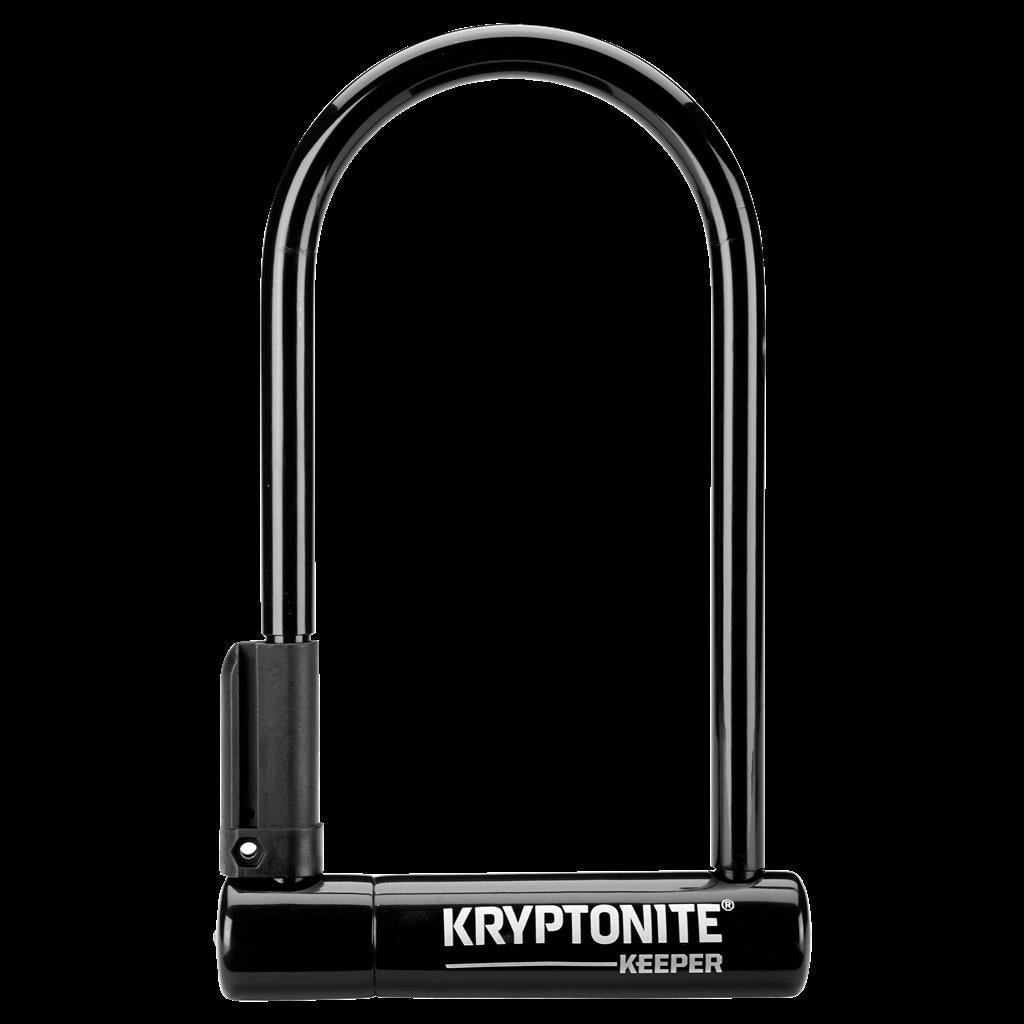 Kryptonite 10,2x20,3cm ,Ø12,sw,Side-Mount,2 Schlü Bügelschloss Kryptonite Standard 4-Flex