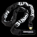 Kryptonite Länge 120cm,Ø7mm,schwarz,2 Schlüssel Kettenschloss Kryptonite Keeper 712