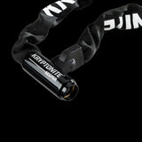 Kryptonite Länge 120cm,Ø7mm,schwarz,2 Schlüssel Kettenschloss Kryptonite Keeper 712