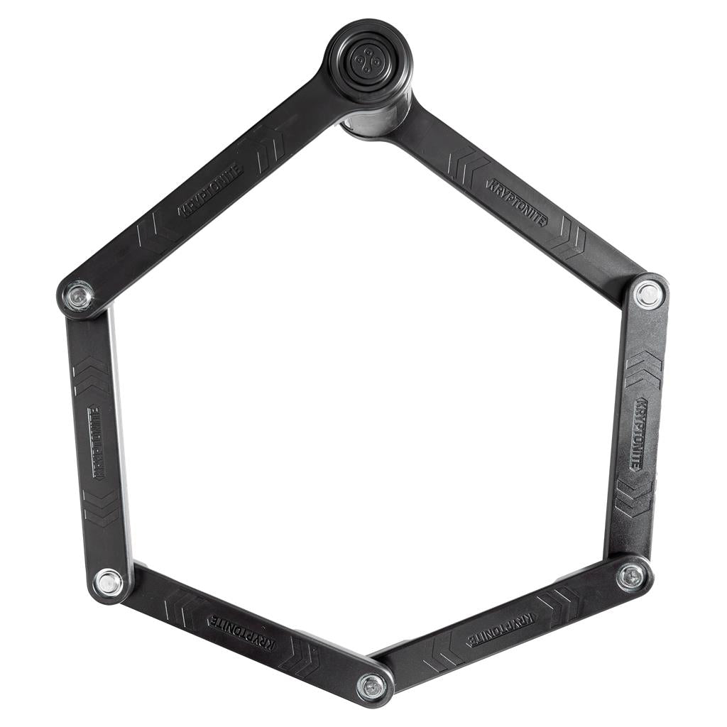 Kryptonite Länge 100cm,3mm Stahlgl., sw,2 Schlüssel Faltreifenschloss Kryptonite Keeper 510
