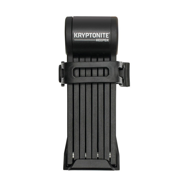 Kryptonite Länge 80cm,2,5mm Stahlgl.,sw,2 Schlüssel Faltreifenschloss Kryptonite Keeper Mini