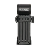 Kryptonite Länge 80cm,2,5mm Stahlgl.,sw,2 Schlüssel Faltreifenschloss Kryptonite Keeper Mini