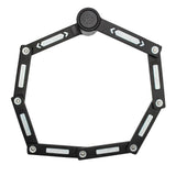 Kryptonite Länge 80cm,2,5mm Stahlgl.,sw,2 Schlüssel Faltreifenschloss Kryptonite Keeper Mini