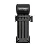 Kryptonite Länge 80cm,2,5mm Stahlgl.,sw,2 Schlüssel Faltreifenschloss Kryptonite Keeper Mini