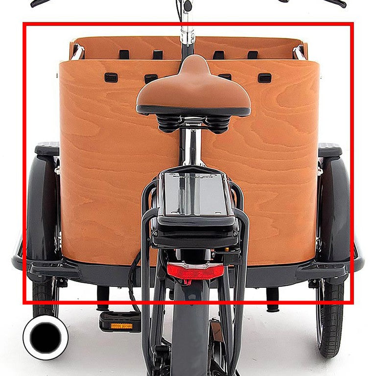 Babboe Curve, schwarz Paneel Rückseite Babboe