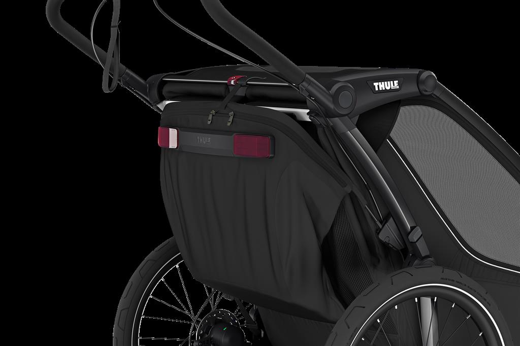 Thule Double, schwarz Kinderanhänger Thule Chariot Sport 2