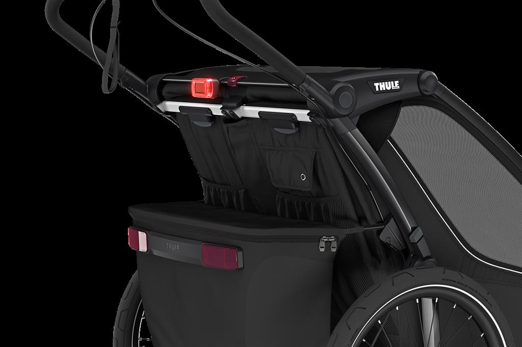Thule Double, schwarz Kinderanhänger Thule Chariot Sport 2