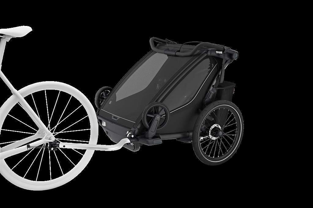 Thule Double, schwarz Kinderanhänger Thule Chariot Sport 2
