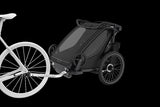 Thule Double, schwarz Kinderanhänger Thule Chariot Sport 2