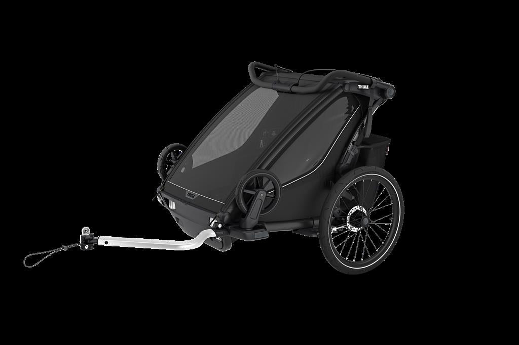 Thule Double, schwarz Kinderanhänger Thule Chariot Sport 2
