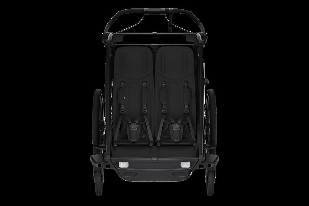 Thule Double, schwarz Kinderanhänger Thule Chariot Sport 2