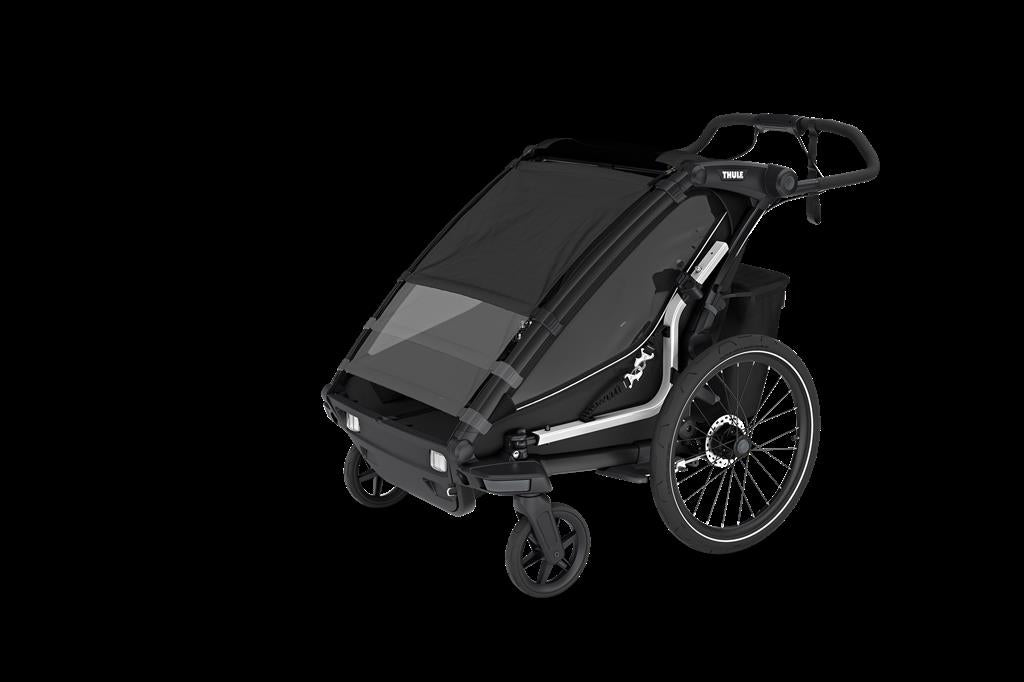 Thule Double, schwarz Kinderanhänger Thule Chariot Sport 2