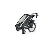 Thule Single, Dark Slate Kinderanhänger Thule Chariot Cross 2