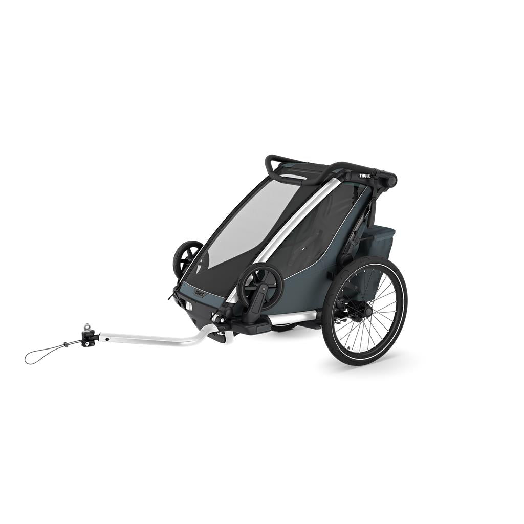 Thule Single, Dark Slate Kinderanhänger Thule Chariot Cross 2