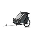 Thule Single, Dark Slate Kinderanhänger Thule Chariot Cross 2