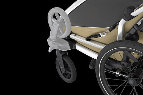 Thule Single, Faded Khaki Kinderanhänger Thule Chariot Cross 2