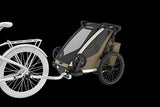 Thule Single, Faded Khaki Kinderanhänger Thule Chariot Cross 2