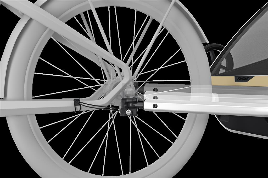 Thule Single, Faded Khaki Kinderanhänger Thule Chariot Cross 2