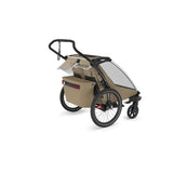 Thule Double, Faded Khaki Kinderanhänger Thule Chariot Cross 2