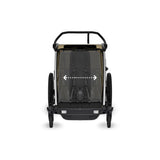 Thule Double, Faded Khaki Kinderanhänger Thule Chariot Cross 2