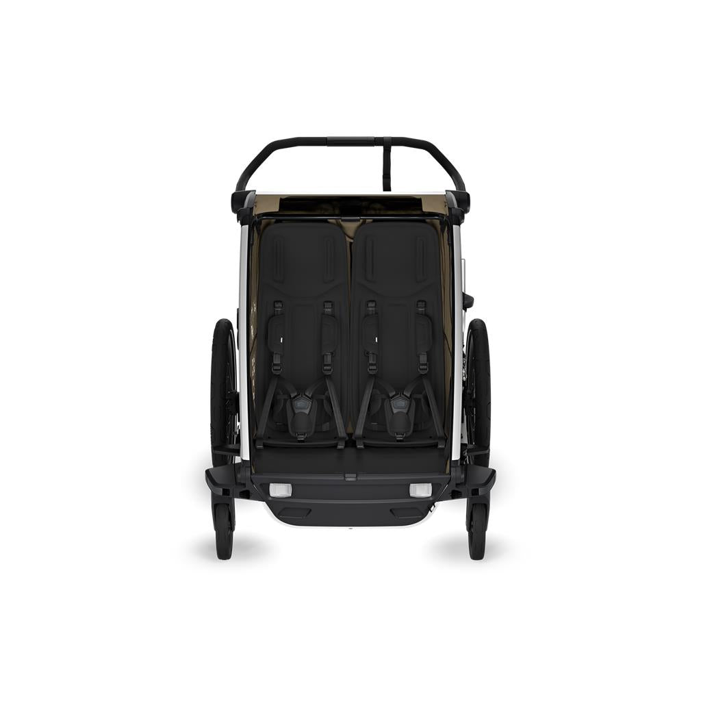 Thule Double, Faded Khaki Kinderanhänger Thule Chariot Cross 2