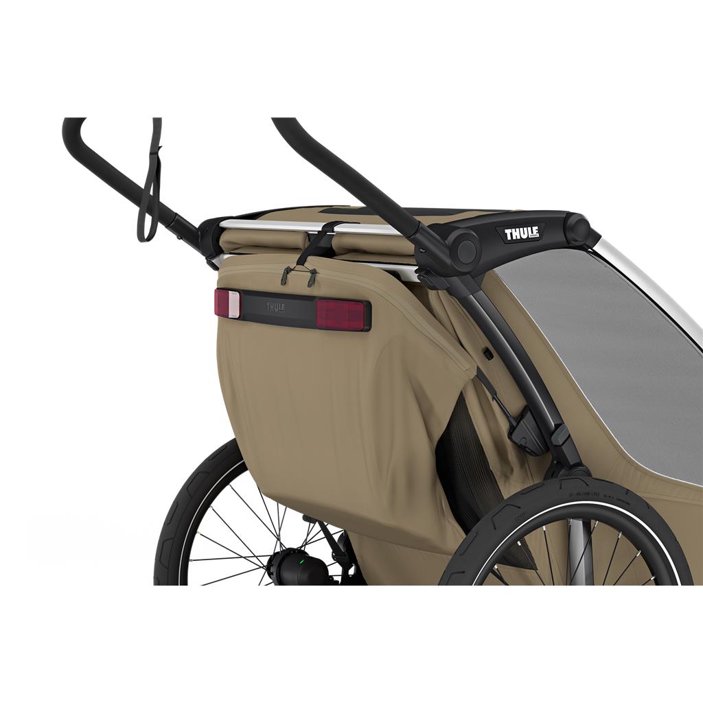 Thule Double, Faded Khaki Kinderanhänger Thule Chariot Cross 2