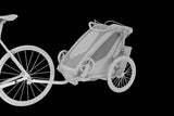 Thule ohne Schnellspannschraube Achsmontageplatte Thule ezHitch