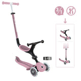 Globber beere, 120/80mm, mit Leuchtrollen Scooter Globber Go-Up Active Lights Eco