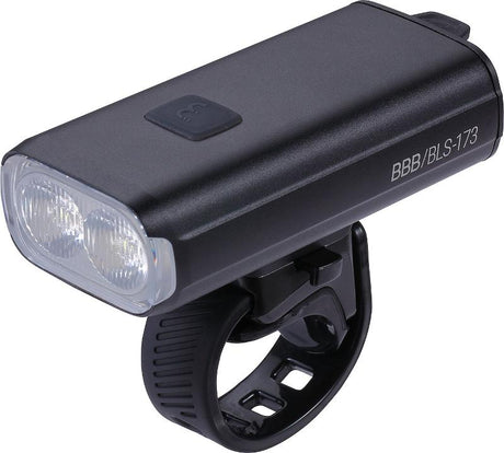BBB Akku Frontlicht StrikeDuo 2000 BLS-173 inkl. Kabelfernbedienung, schwarz