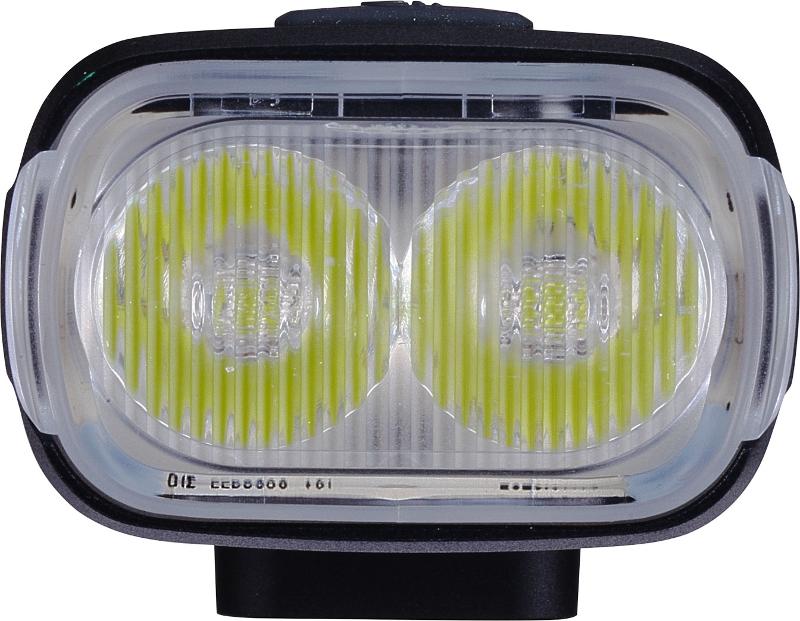 BBB Akku Frontlicht StrikeDuo 2000 BLS-173 inkl. Kabelfernbedienung, schwarz