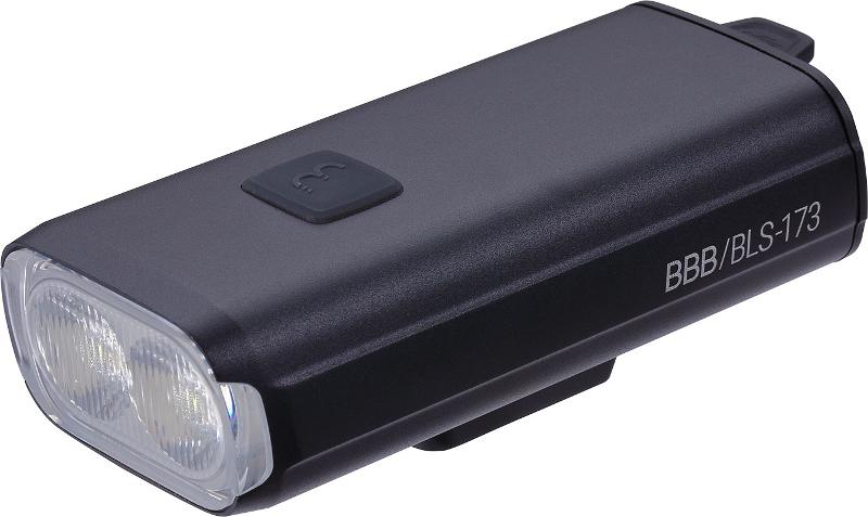 BBB Akku Frontlicht StrikeDuo 2000 BLS-173 inkl. Kabelfernbedienung, schwarz