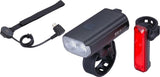BBB Akku Lichtset StrikeDuo Combo 1200 BLS-174 inkl. Signal II Rücklicht, schwarz