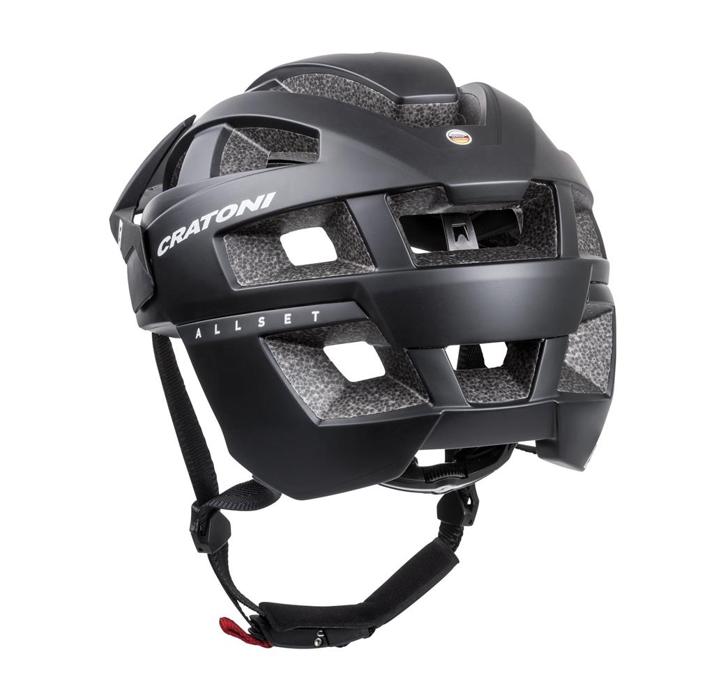 Cratoni Fahrradhelm AllSet (MTB) schwarz matt, Gr. M/L (58-61cm)