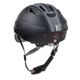 Cratoni Fahrradhelm Evo (Pedelec) schwarz/anthrazit matt, Gr.M/L (57-61cm)