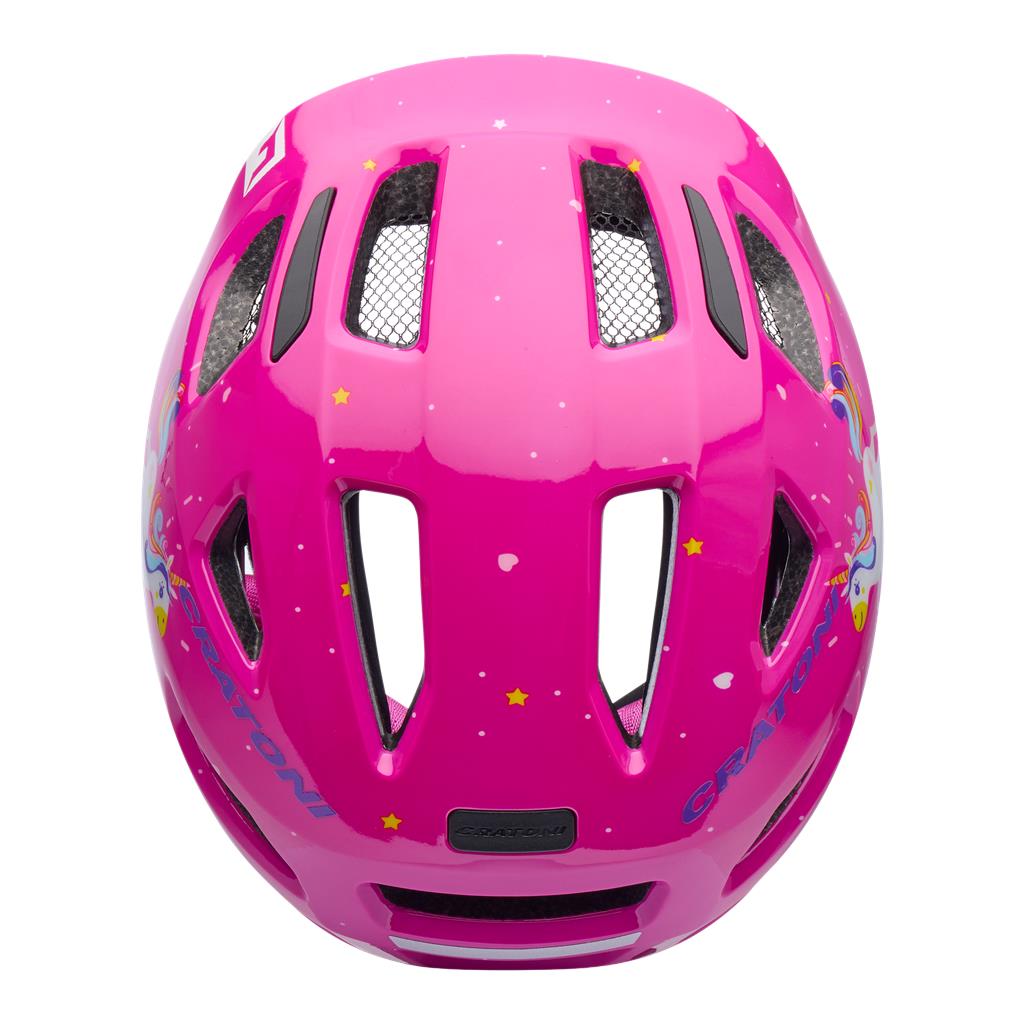 Cratoni Fahrradhelm Maxster (Kid) Einhorn/pink glanz
