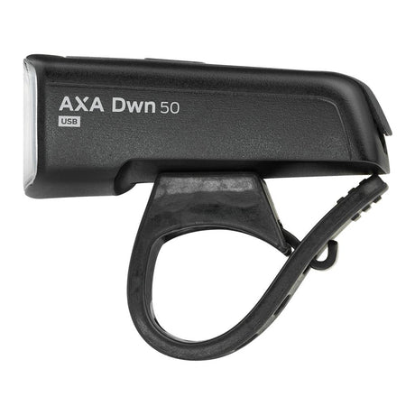 AXA LED-Akkuscheinwerfer AXA Dwn 50 Lux schwarz, inkl. USB Kabel, mit Schalter