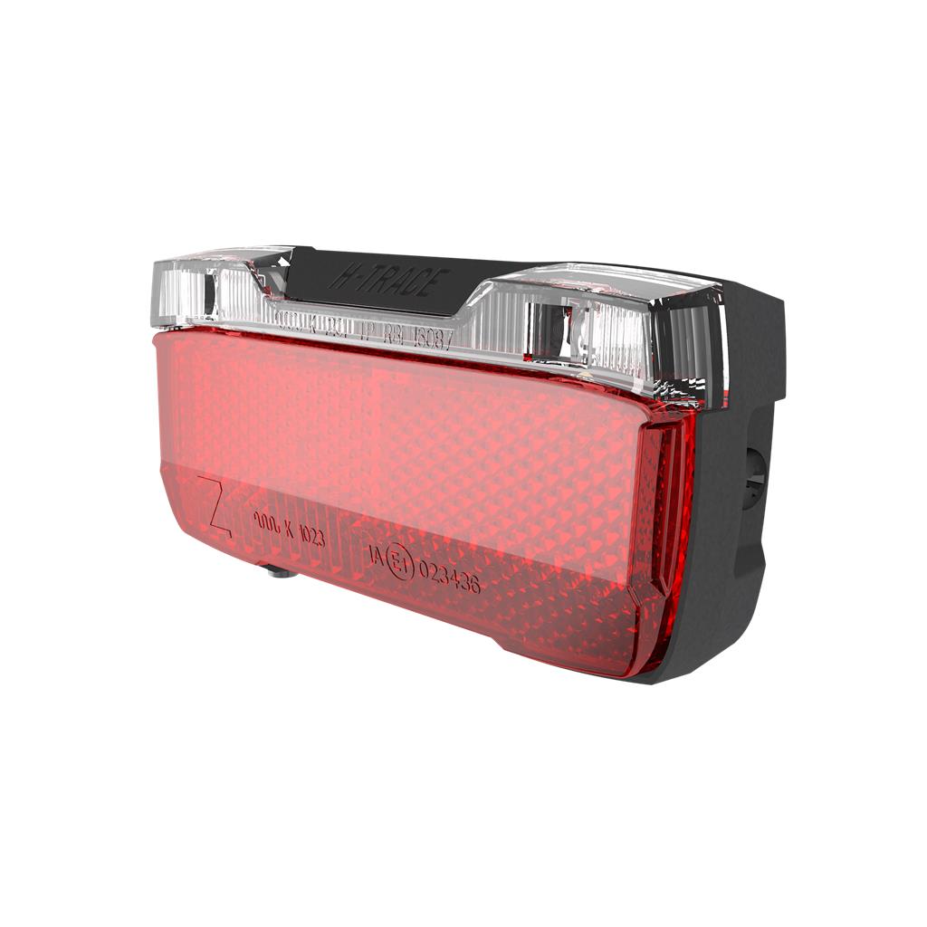 Herrmans Gepäckträgerrücklicht Herrmans H-TraceBa Batteriebetrieb, on/off, 50mm