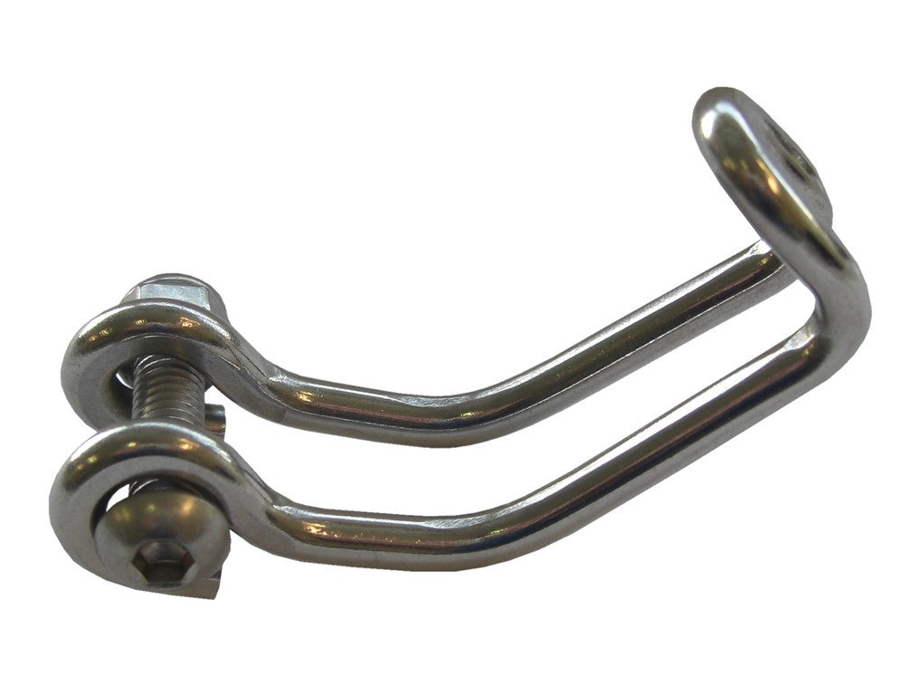 Busch & Müller Scheinwerfer-Halter b&m 474 DUPB U-förmig gebeogen mit Schraube & Mutter