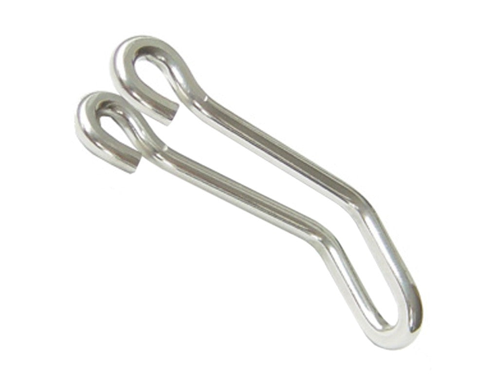 Busch & Müller Scheinwerfer-Halter b&m 475D Edelstahl blank Länge 45mm Schenkel 18mm