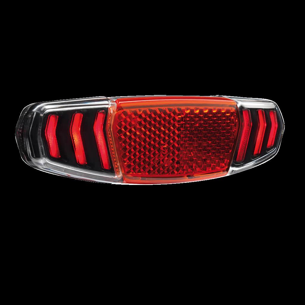 Busch & Müller LED-Rücklicht b&m Toplight Dart E Brex für E-Bikes, Gepäckträgermontage