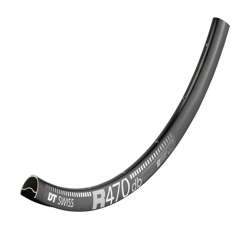 DT Swiss Felge R 470 DB 28", schwarz, 24 Loch, 622-20