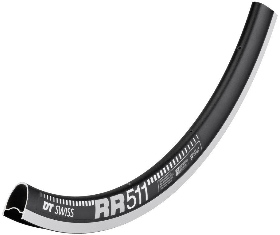 DT Swiss Felge RR 511 28", schwarz, 24 Loch, 622-18, VL 6,5mm