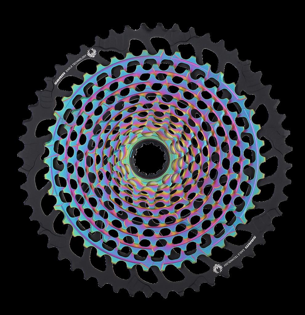 Sram Zahnkr-KassetteSramXG-1299EagleXD rainbw 12-f.10,12,14,16,18,21,24,28,32,36,42,52